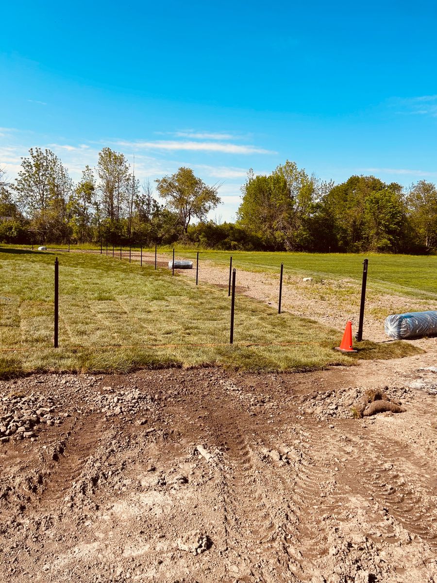 Fence Installation for TMF Services in Lapeer County, MI