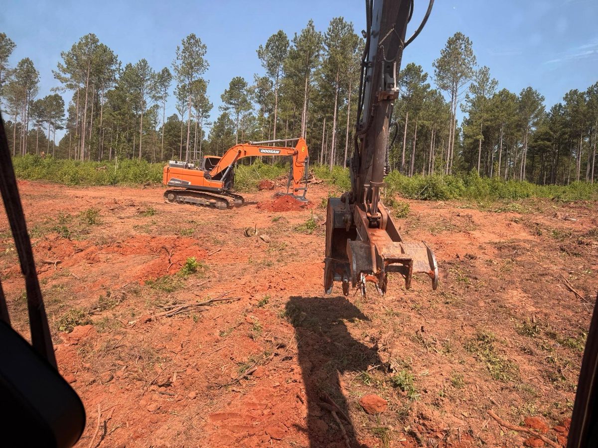Site Preparation for Southern Land Improvements in Edgefield, SC