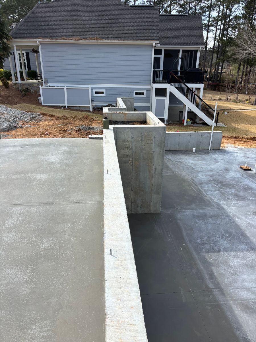 Poured Concrete Walls for Baer & Sons Concrete in Greenwood County, SC