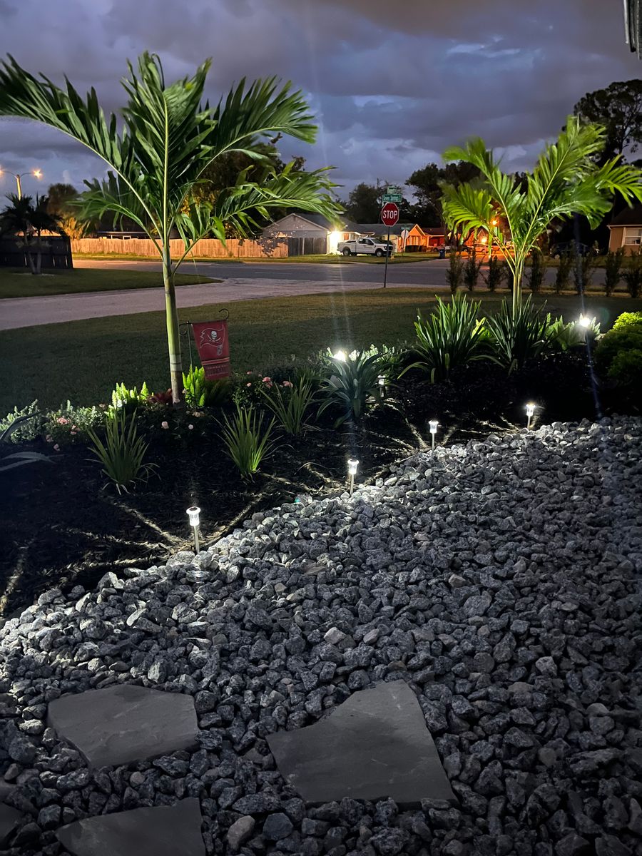 Landscape Design and Installation for Verimay's Garden and Landscaping in Hillsborough County, FL