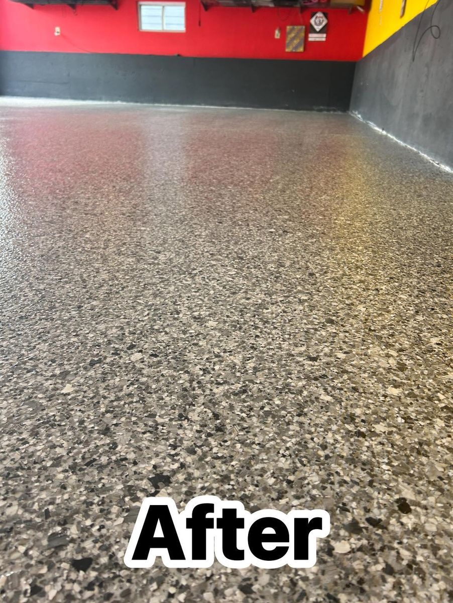 Commercial Epoxy Flooring for Rockstarz Concrete Design in Spearfish, SD