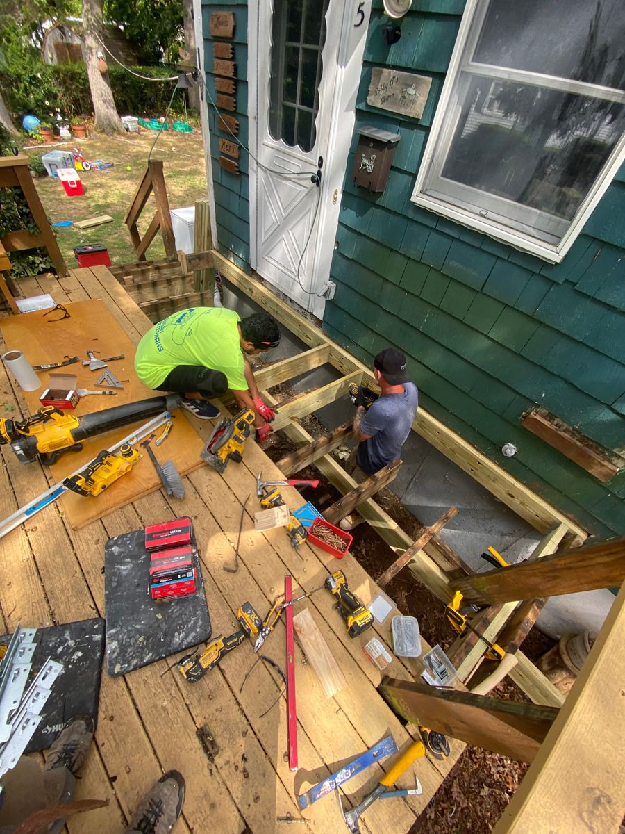 Deck & Patio Installation for Clark co. Construction in Attleboro, MA