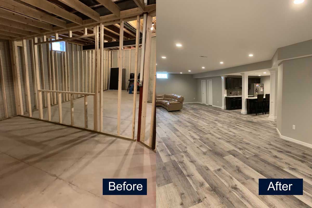 Basement Remodeling for High Tech Pro-Construction in Elmhurst, IL