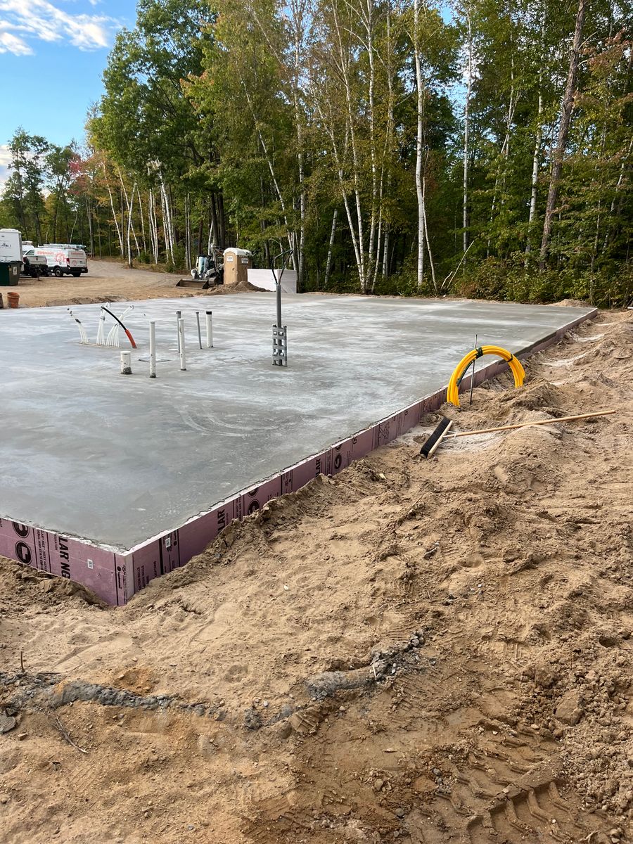 Concrete Slab Construction for Nick's Concrete & Masonry in Baxter, MN