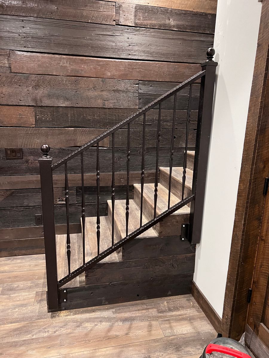 Custom railing for Weingart Welding & Fab in Coeur d'Alene, ID