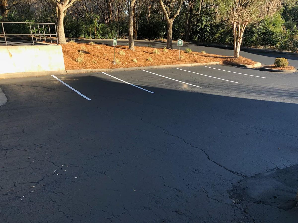 Asphalt Parking Lot Construction for Alliance Paving in Panama City Beach, FL