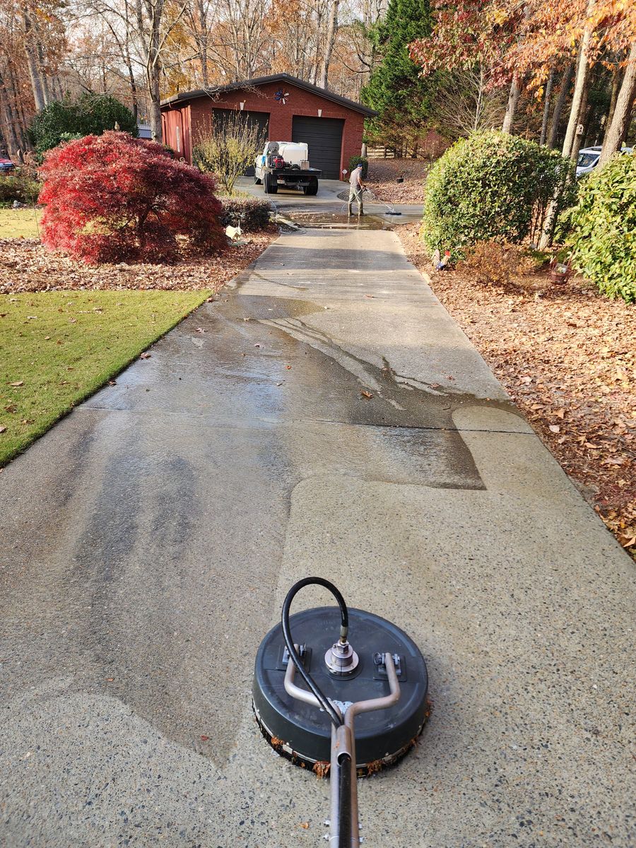 Concrete Cleaning for MBM Window Cleaning in Gwinnett County, GA