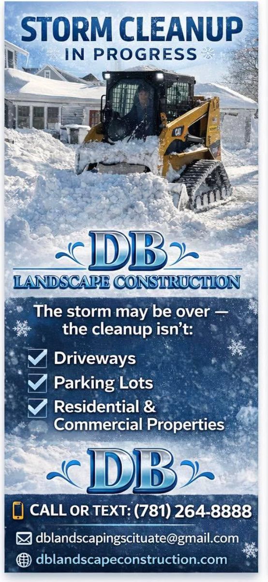 Fall Clean Up for DB Landscape Construction in Scituate, MA