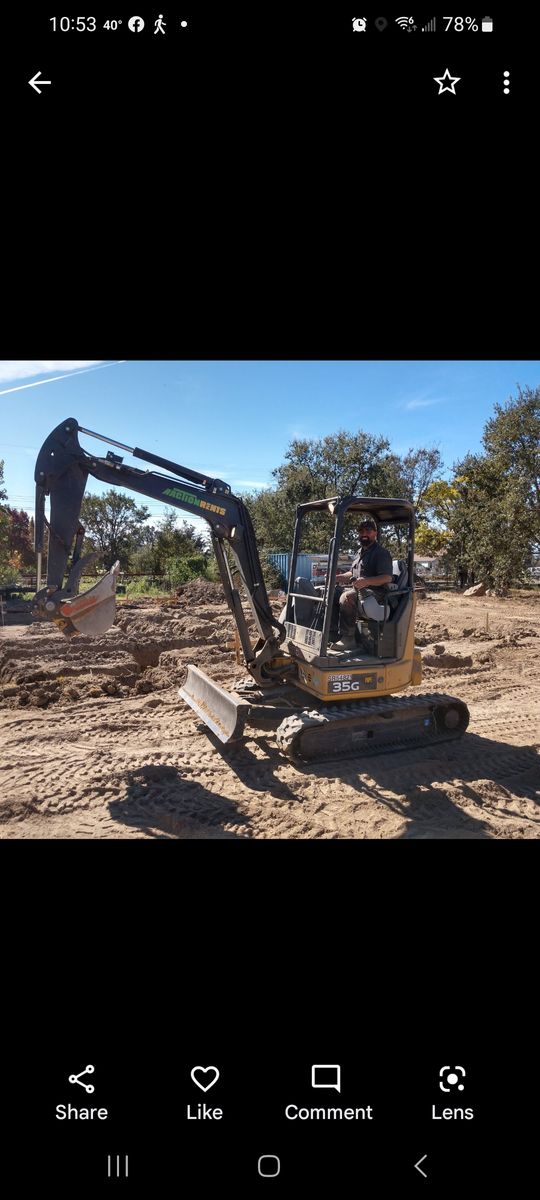 Excavation for Ren Levine Construction in Novato, CA