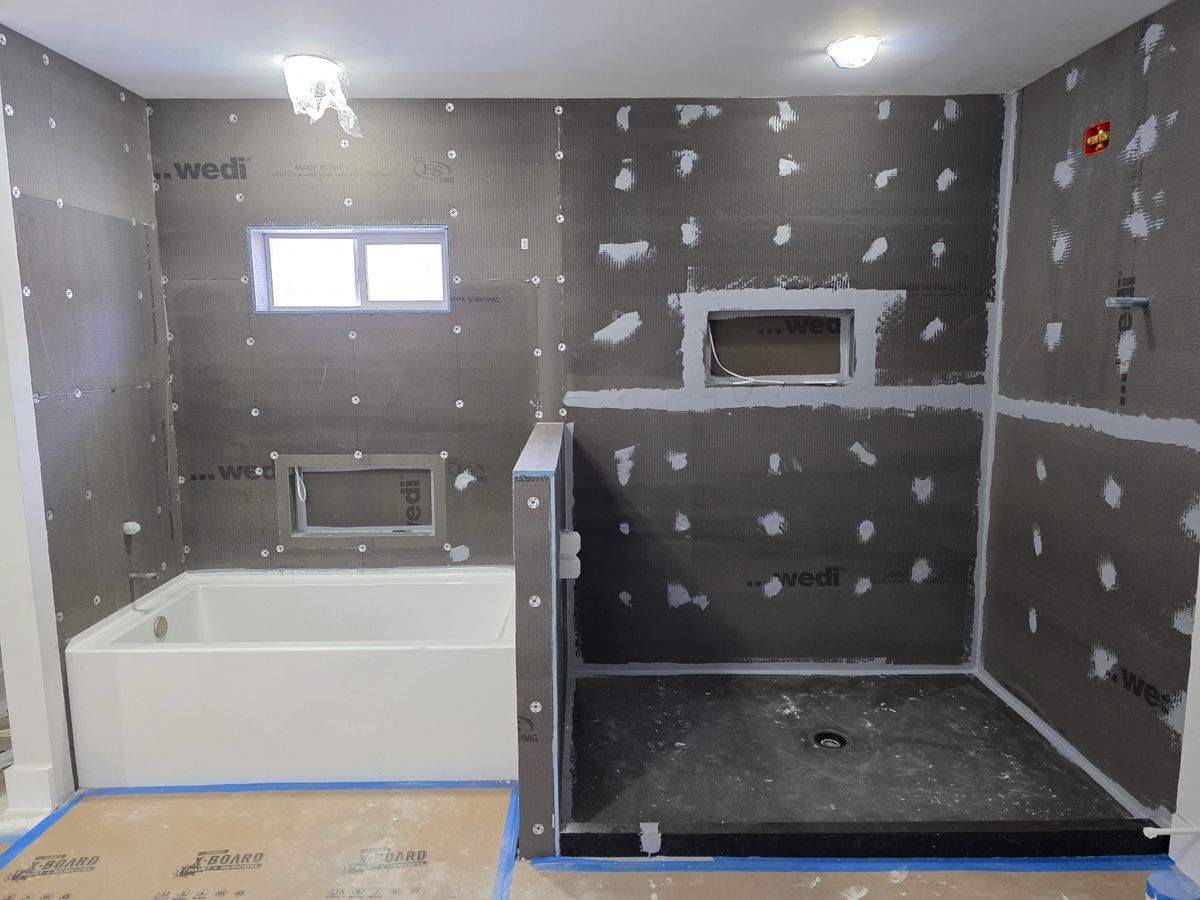 Tile Installation for GVL Renovations in Greenville, SC