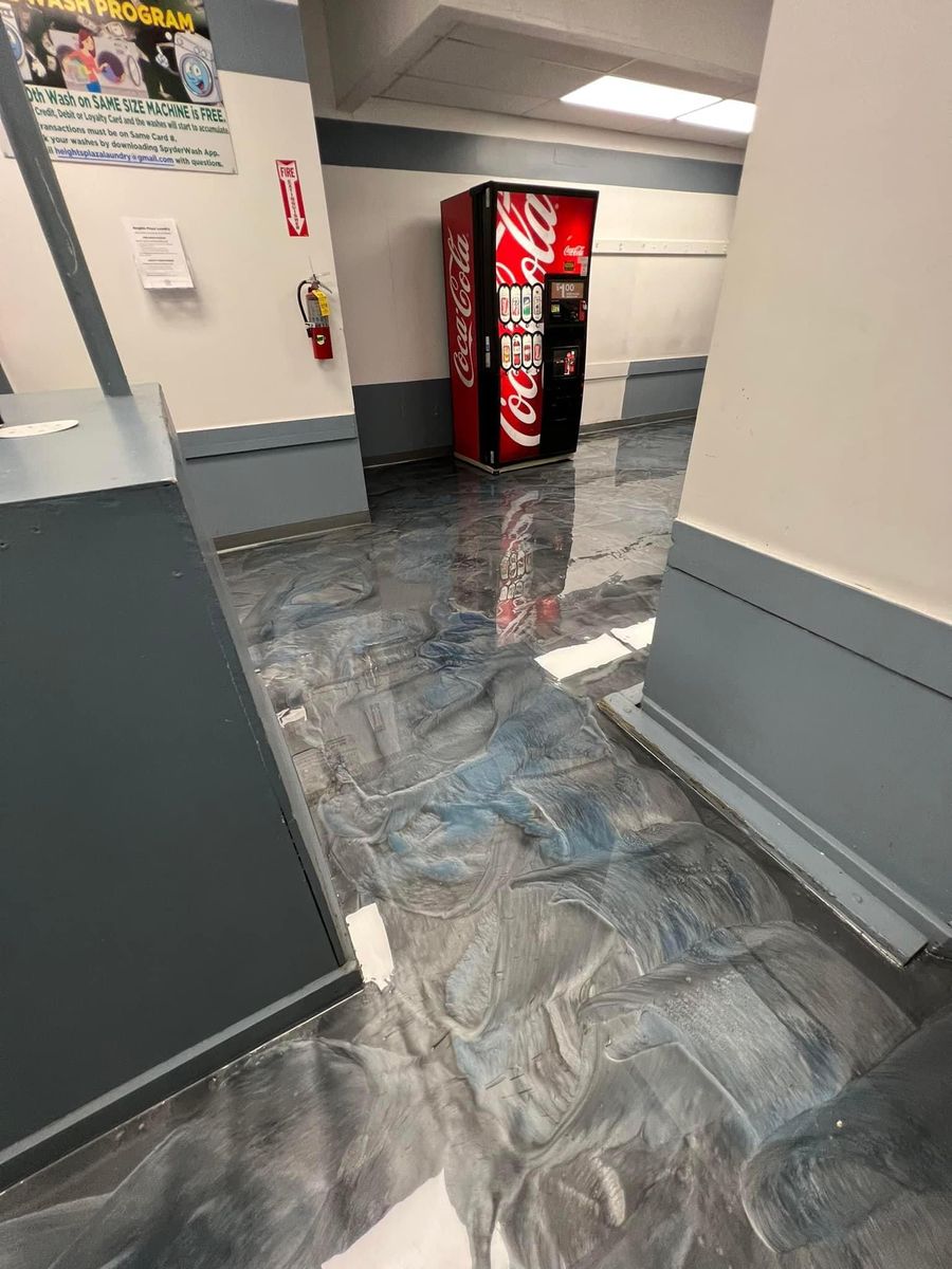 Epoxy Floor Coatings for Texas Curb N Borders in Houston, TX