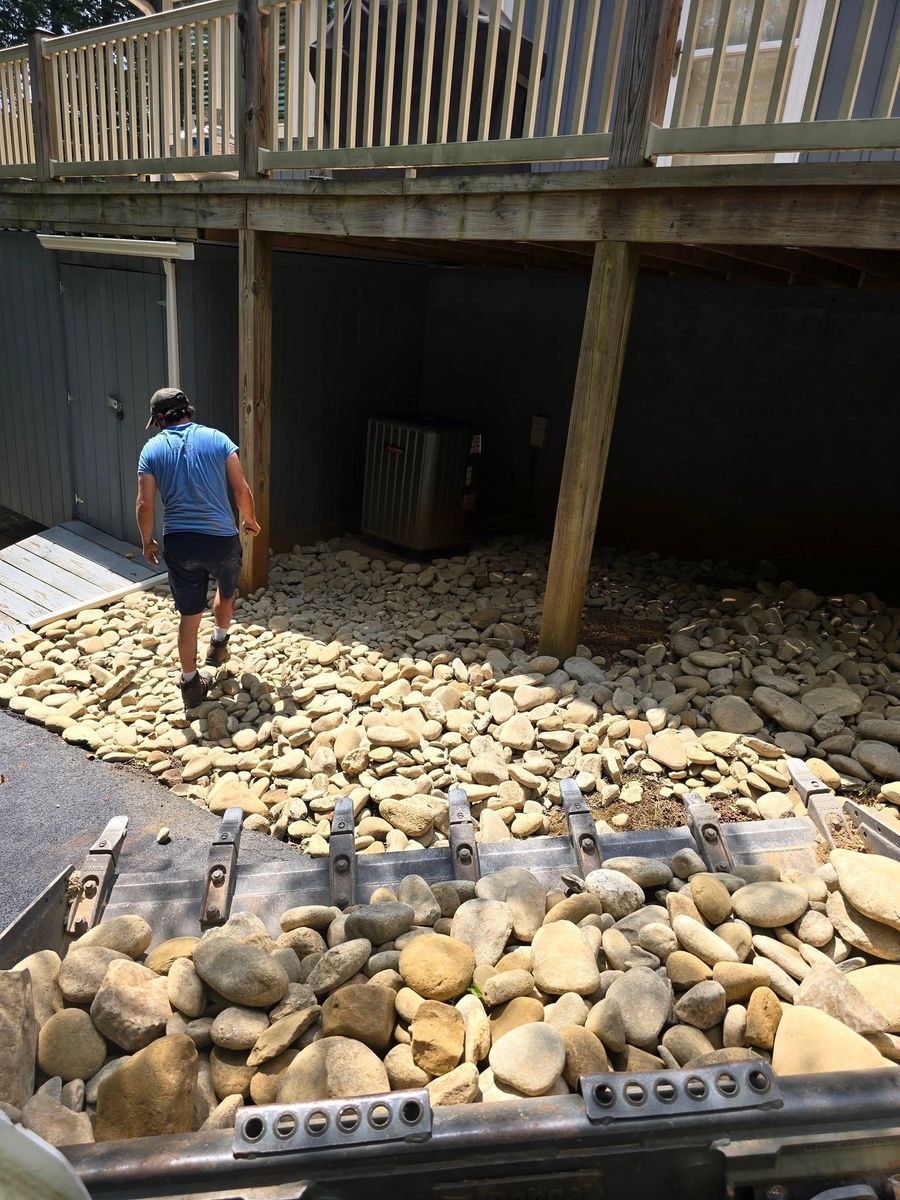 Hardscaping for Williams Lawn and Land in Sharps Chapel, TN