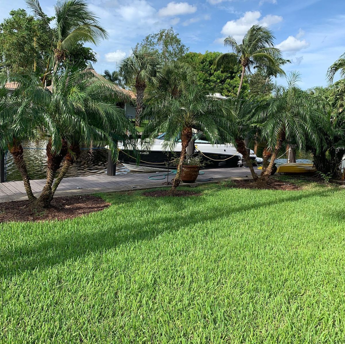 Mowing for Green Touch Property Maintenance in Broward County, FL