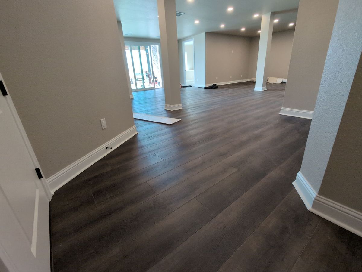 Basement Renovation for Arnett Front Range Construction in Elizabeth, CO