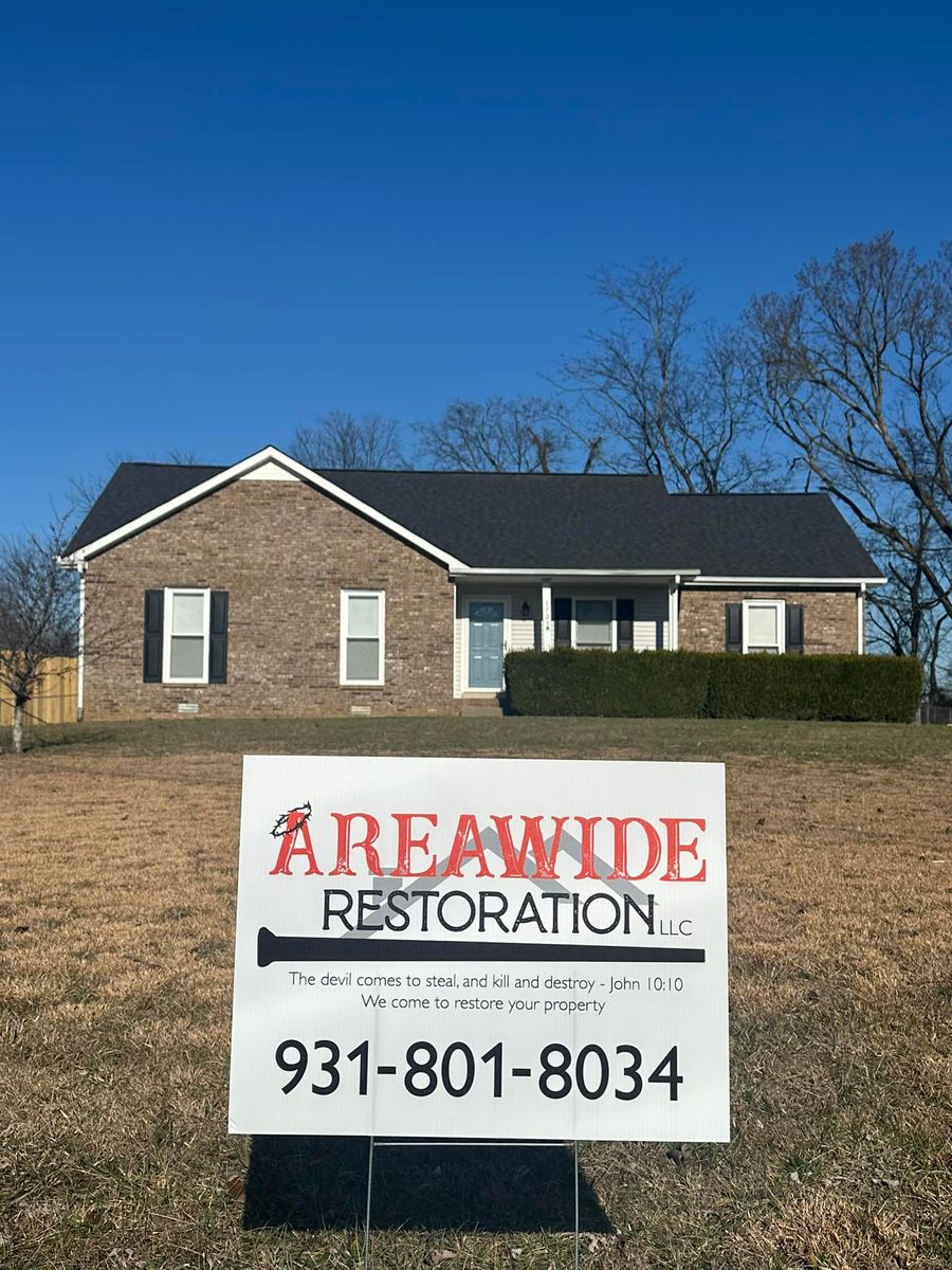 Roof Installation for Areawide Restoration in Clarksville, TN