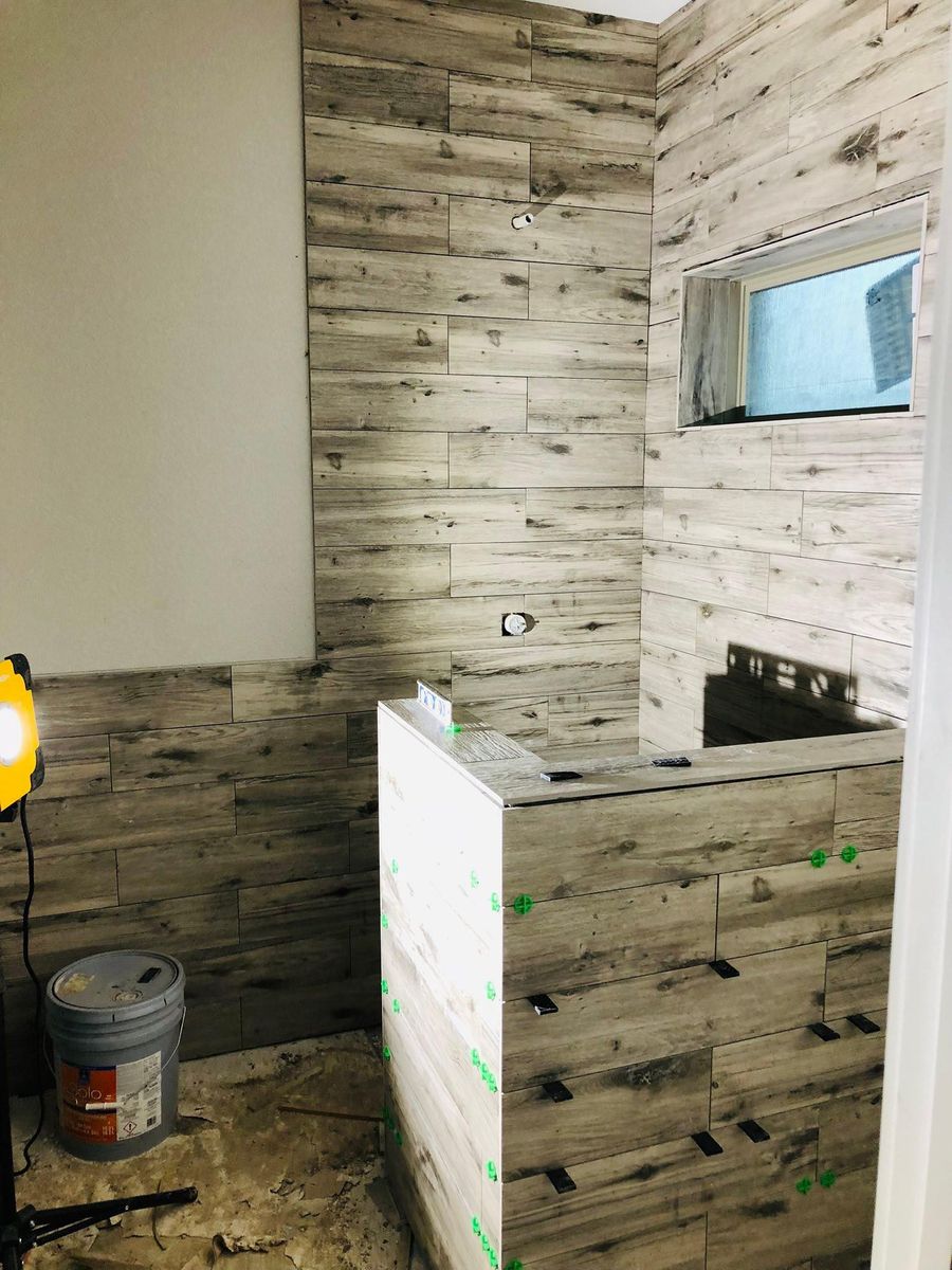 Bathroom Renovation for JD Custom in Bowie,  TX