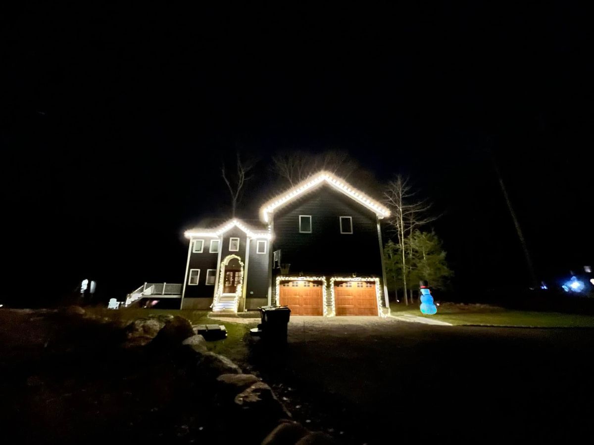 Seasonal Light Installation for Deck the Halls in Bristol, CT