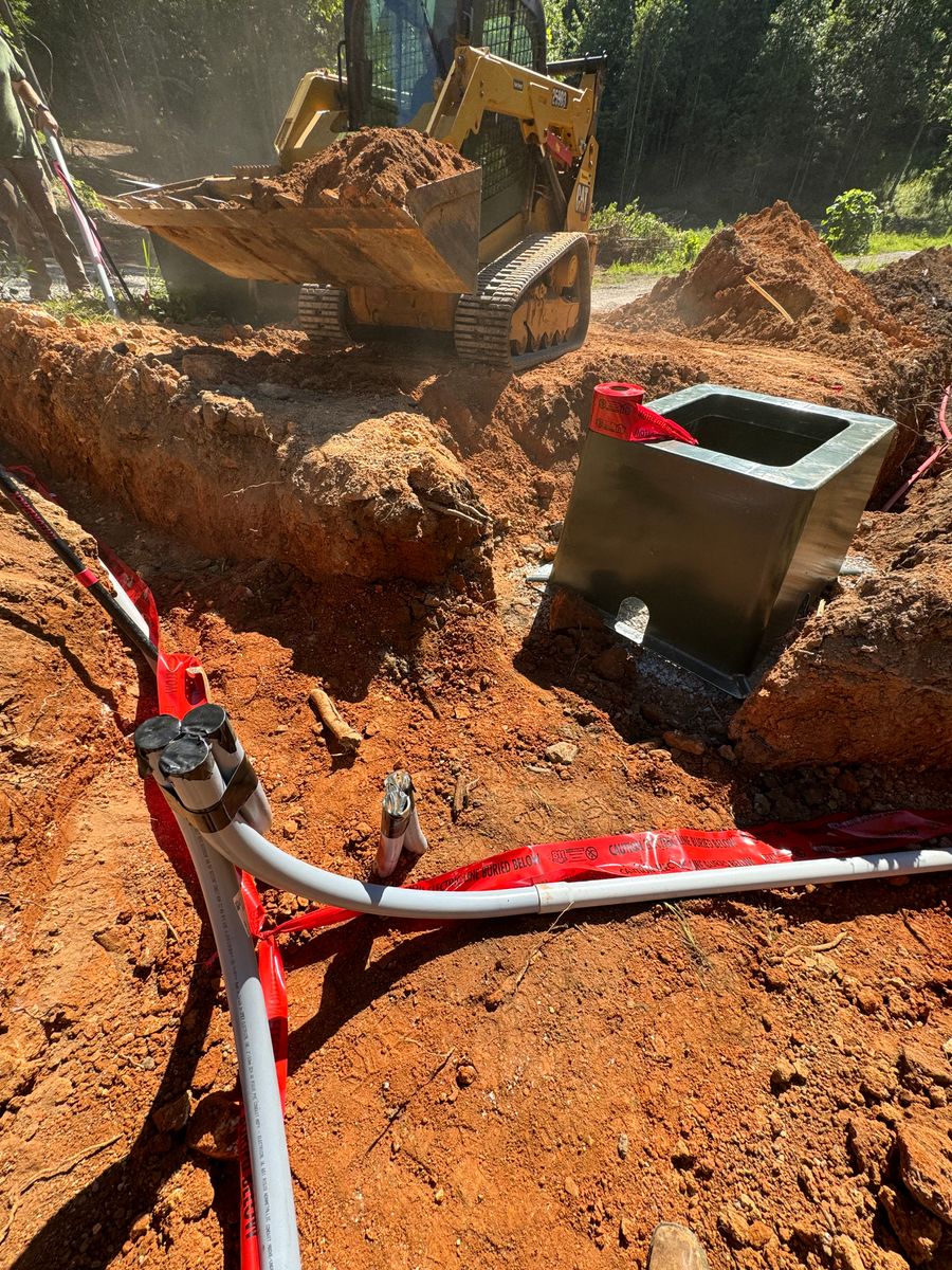 Underground Electric & Communications Service for Strange Excavating & Utilities in Lenoir City, TN