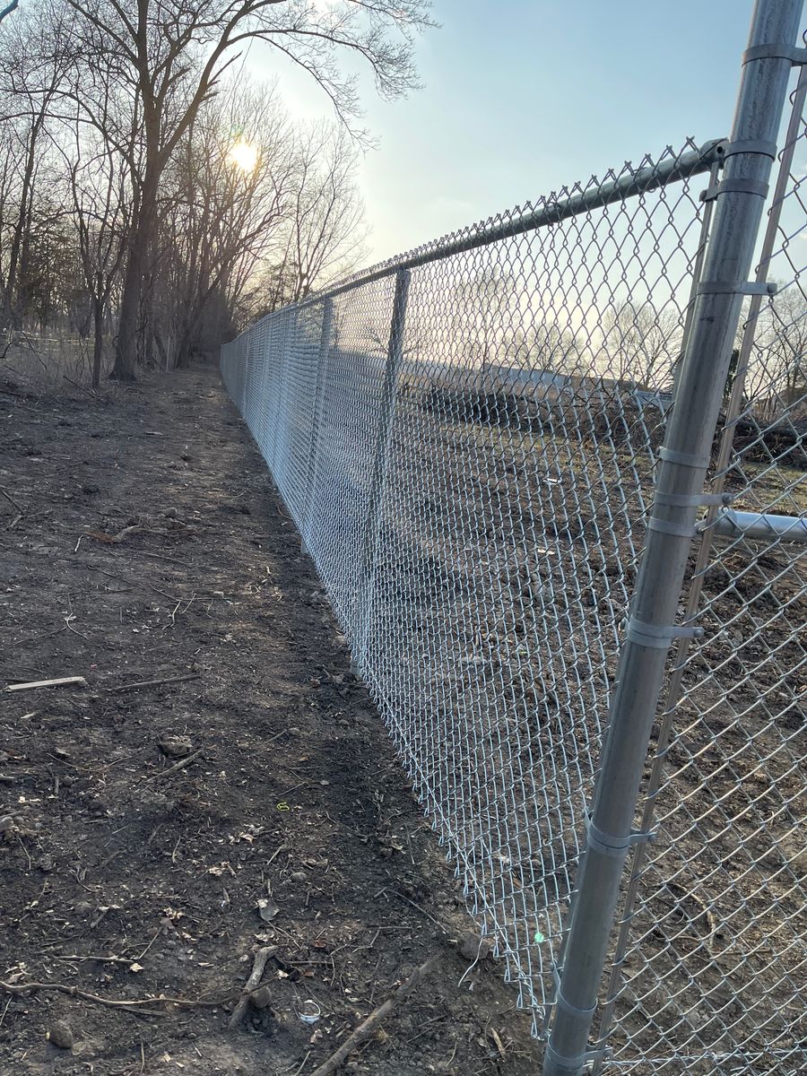 Commercial Fence Installation for 5-Star Fencing in McHenry, IL