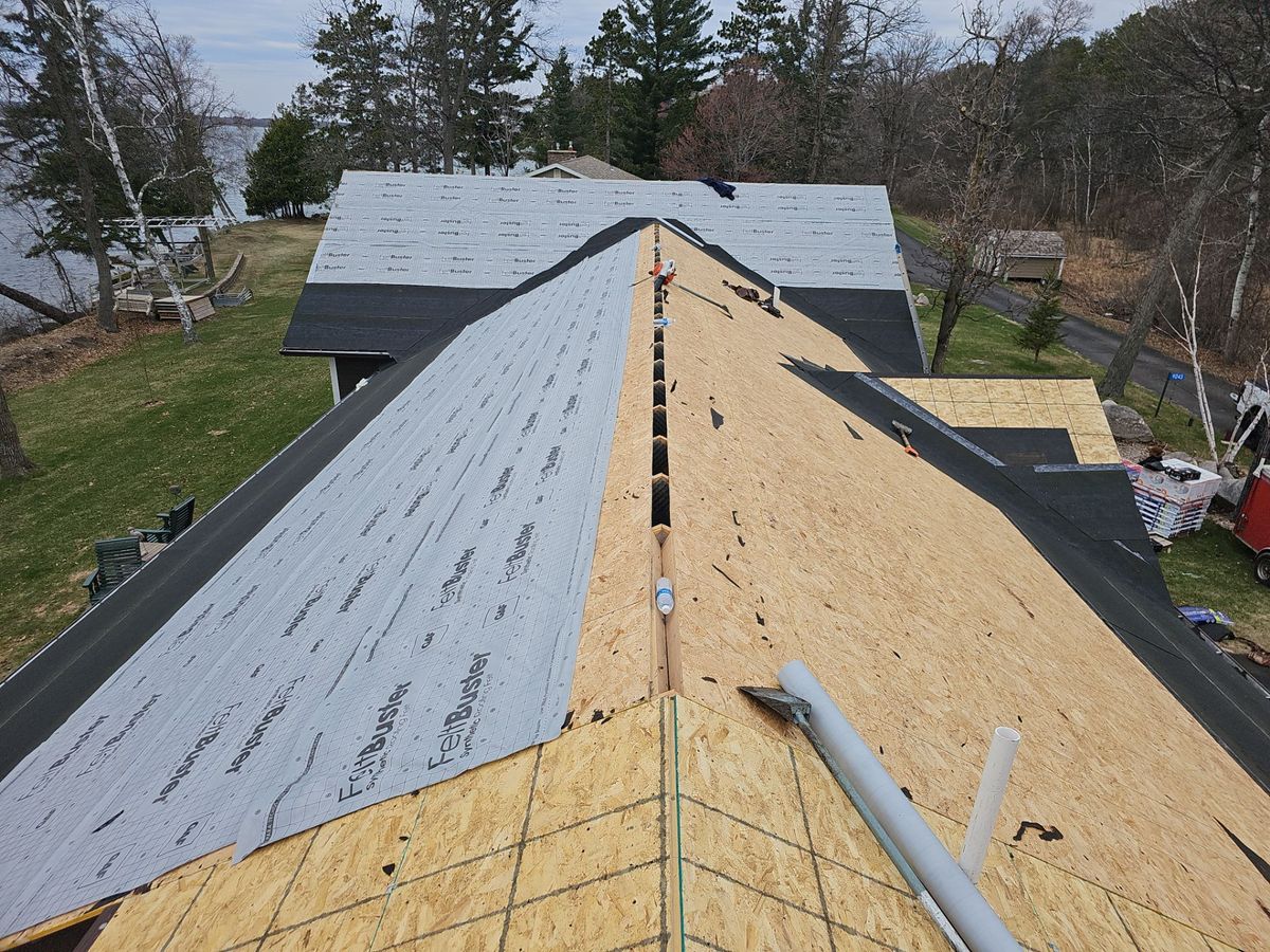 Metal Roofing Installation for Patriot Roofing Plus LLC in Pequot Lakes, MN