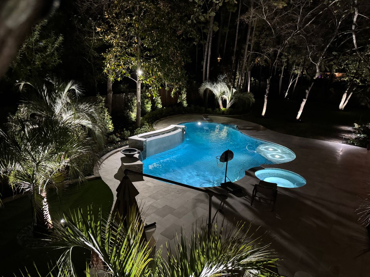 Landscape Lighting for Cuernavaca Landscaping in Spring, TX