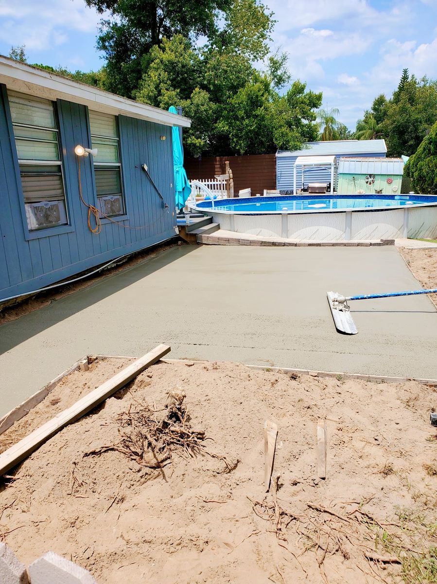 Concrete Slab for Mid-Florida Short Loads in Pine Hills, FL