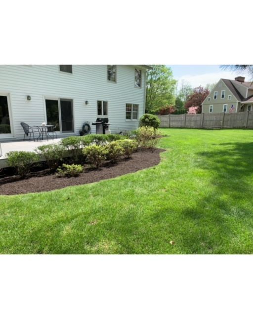Mulch and Rock Installation for B&L Management LLC in East Windsor, CT