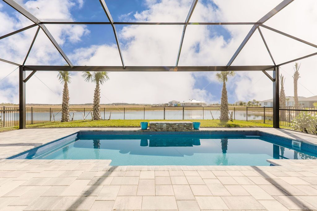 New Pool Cage Construction for Advanced Screen Services LLC in Punta Gorda, FL