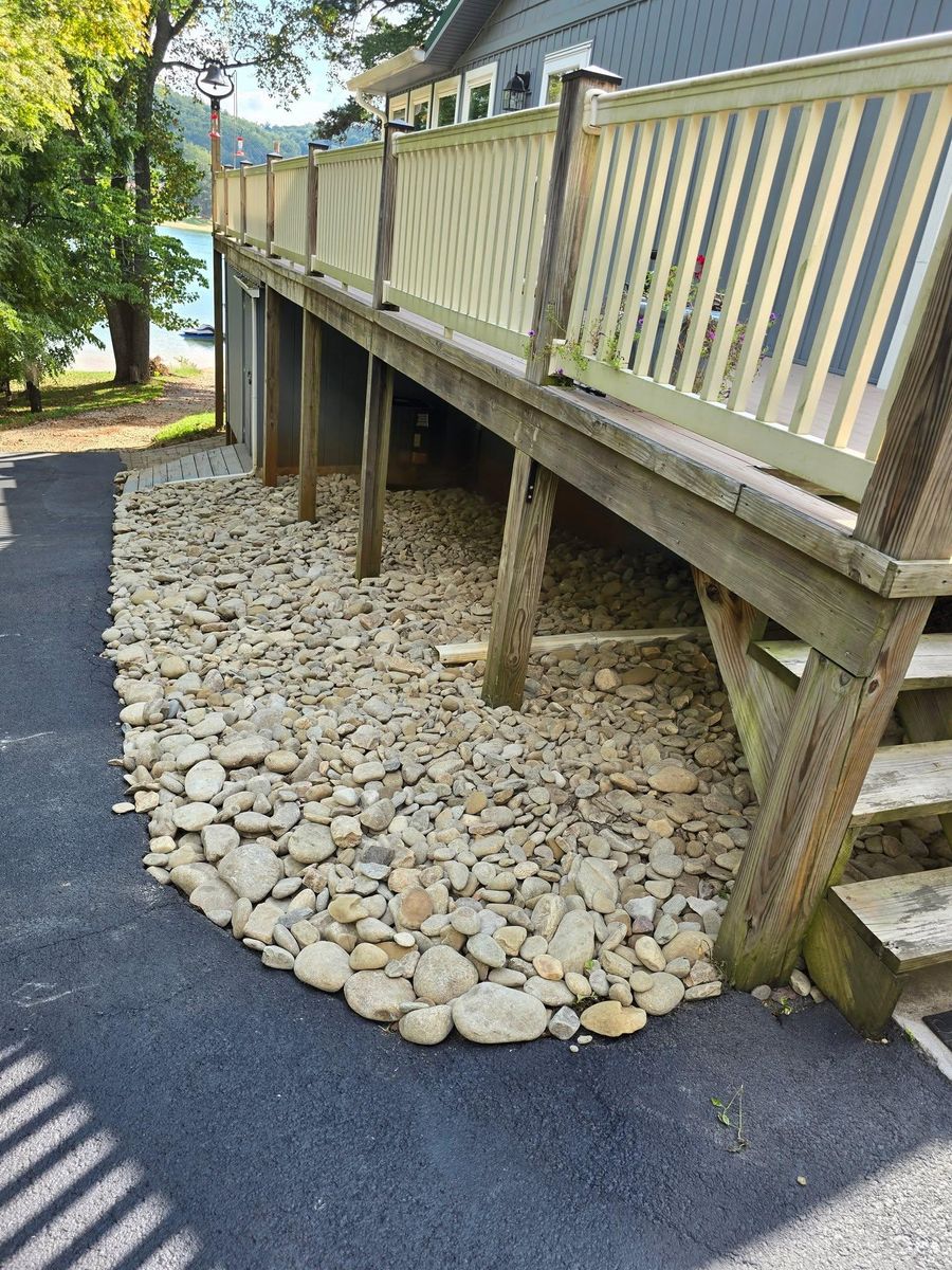 Hardscaping for Williams Lawn and Land in Sharps Chapel, TN