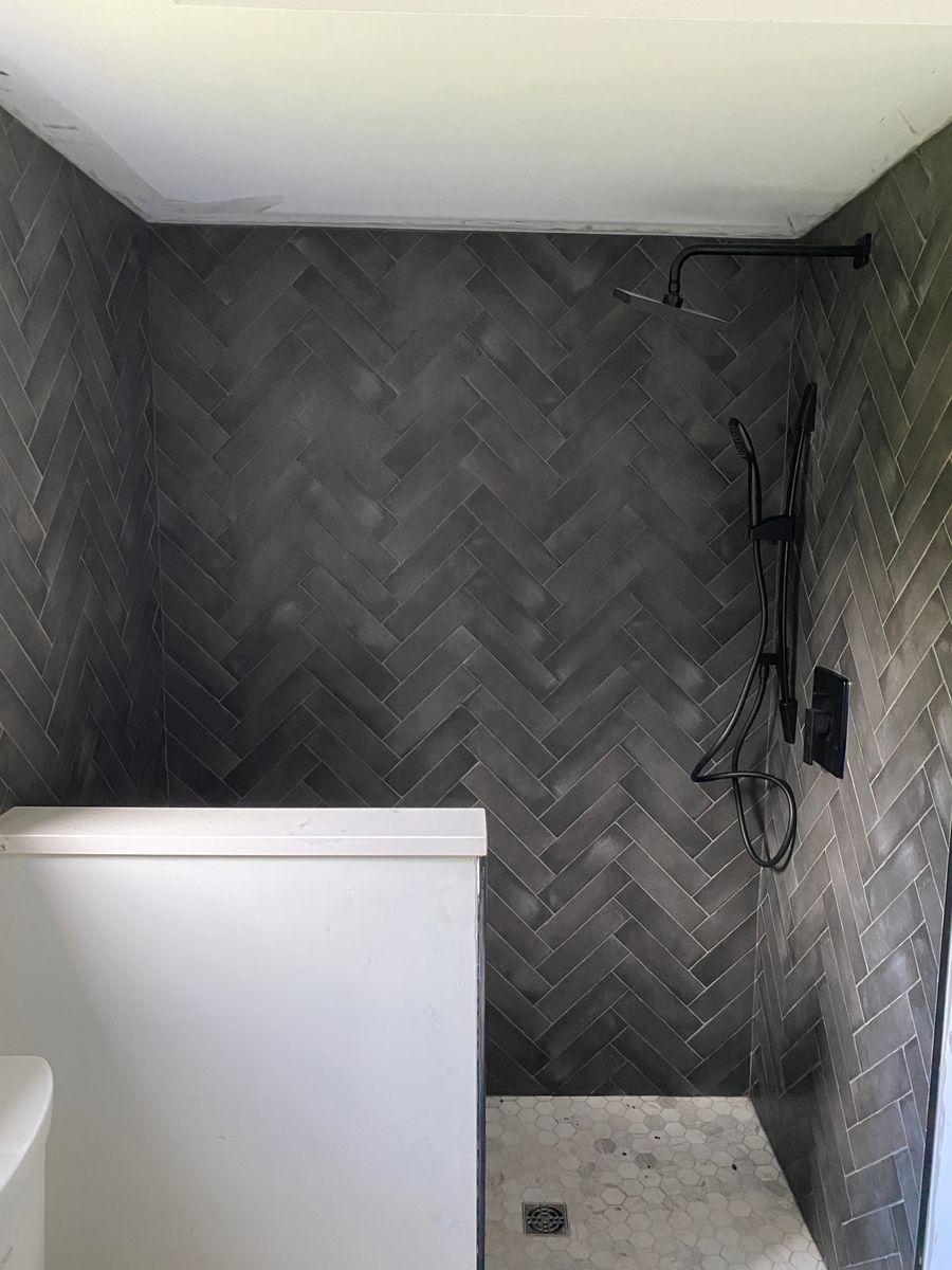 Custom Tile Installation for Northern Tile in Richmond, MI