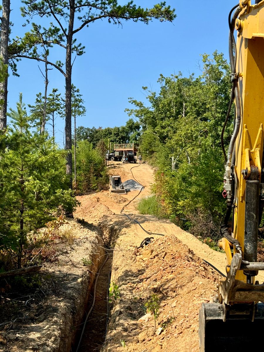 Foundation Excavation for Grayson Groundworks in Sevierville, TN