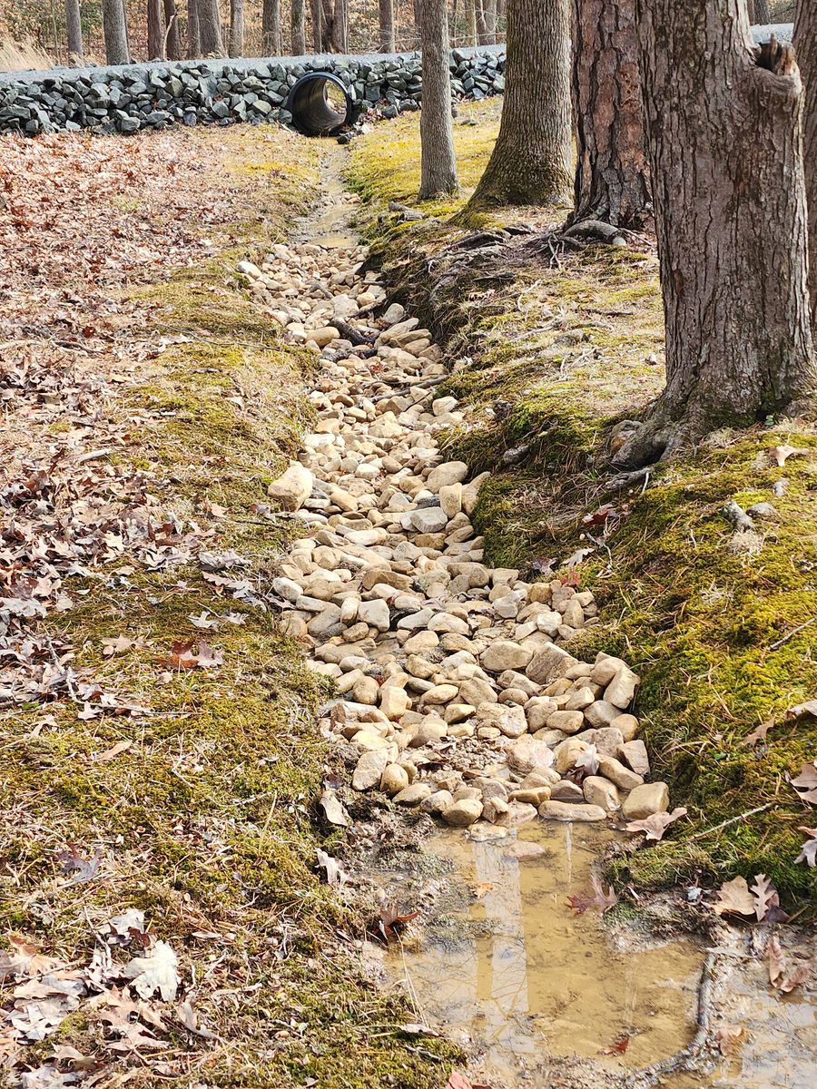 Stone placement for Lakeside Landscaping  in Gordonsville, VA