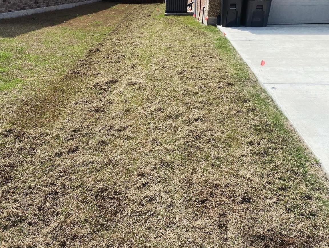 Dethatching for North Texas Groundscaping in Frisco, TX