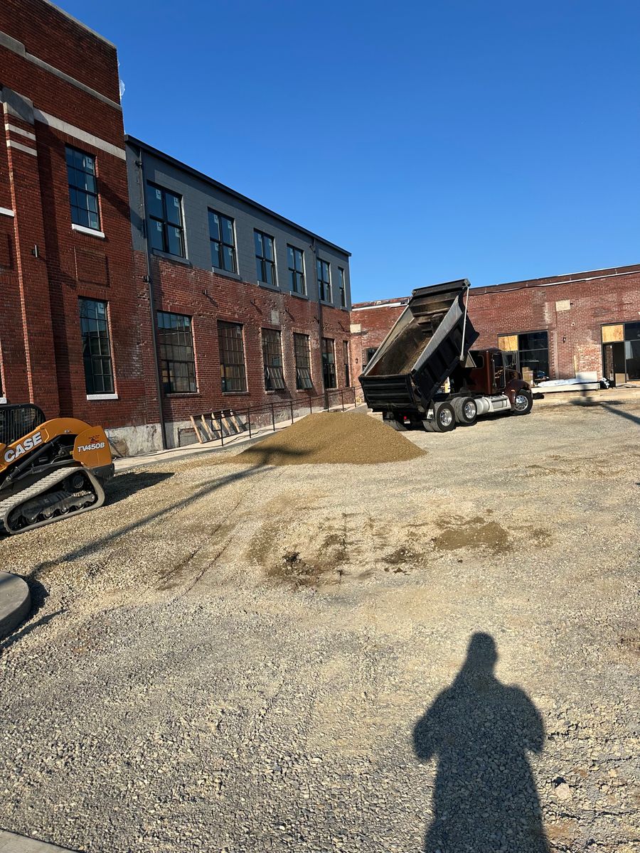 Grading for James R Carter Paving in Roanoke, VA