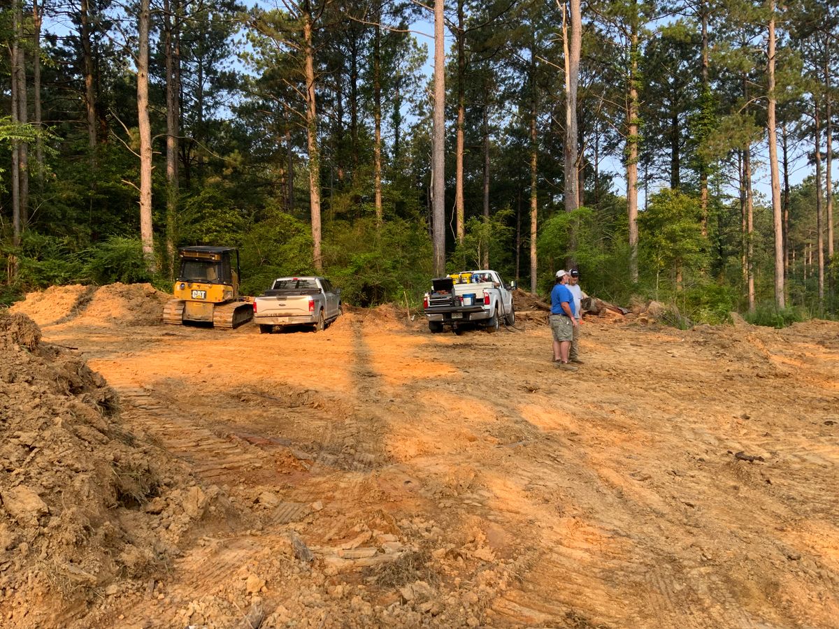 Land Clearing for Broadway & McMullen Construction in Hattiesburg, MS