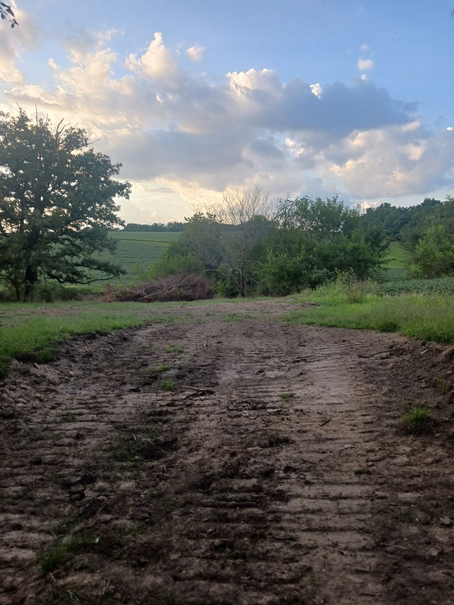 Land clearing for GBA Earthmoving in Keota, IA