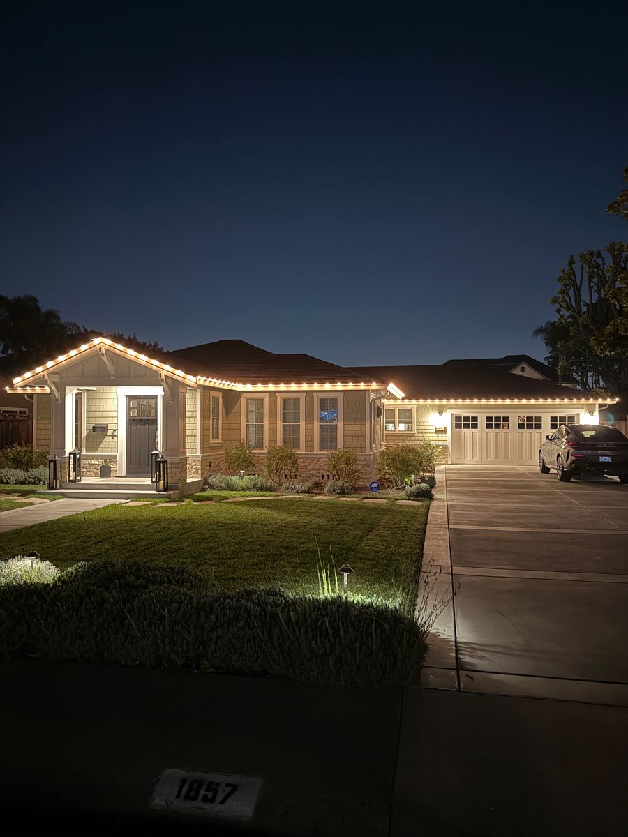 Permanent Lighting for GGG Home Services in San Jose, CA