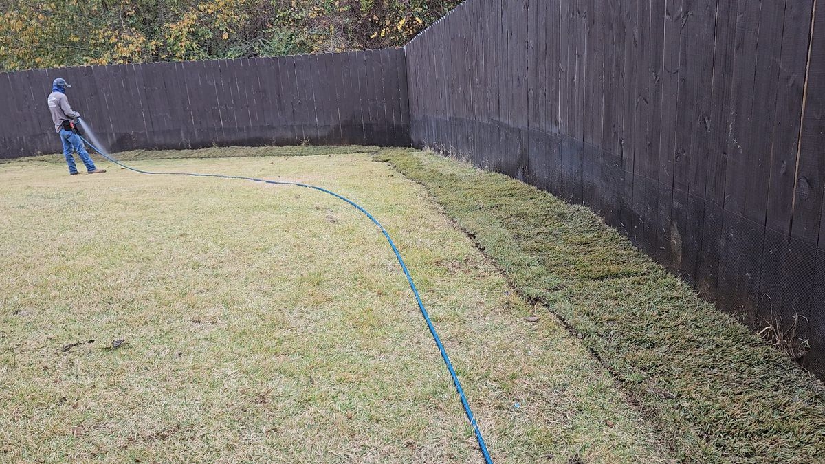 Sodding for Zepeda's Mowing in Fort Valley, GA