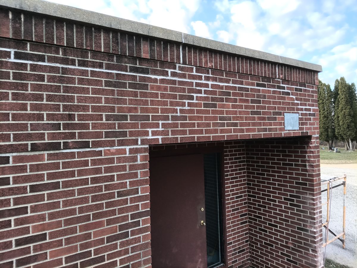 Brick Cleaning for To the Point Masonry in Spring Valley, WI