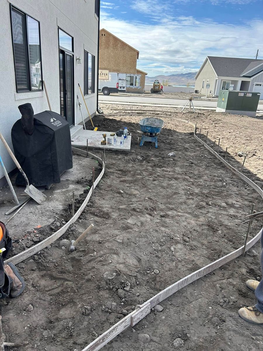 Сoncrete Installation for Hifo Construction in Spanish Fork, UT