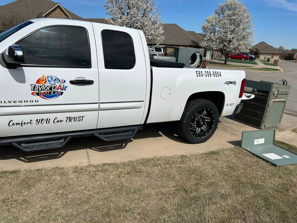 Residential HVAC Installation for Taylor’d Air in Ada, OK