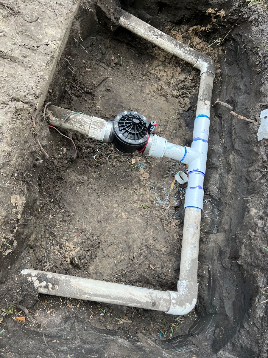 Irrigation install and repairs for MyerScapes Environmental LLC in Mulberry, FL