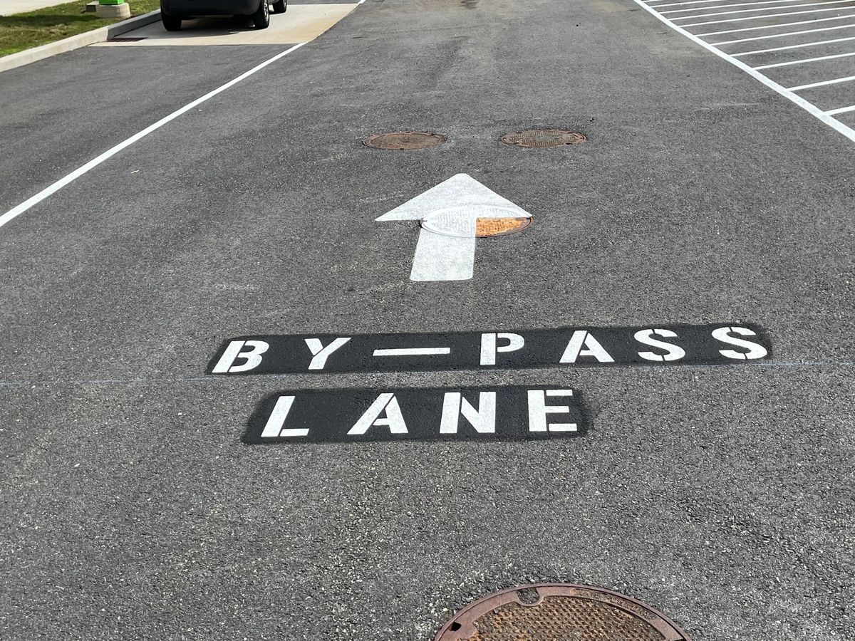 Striping for Cates Sealcoating and Striping in Charlton, MA