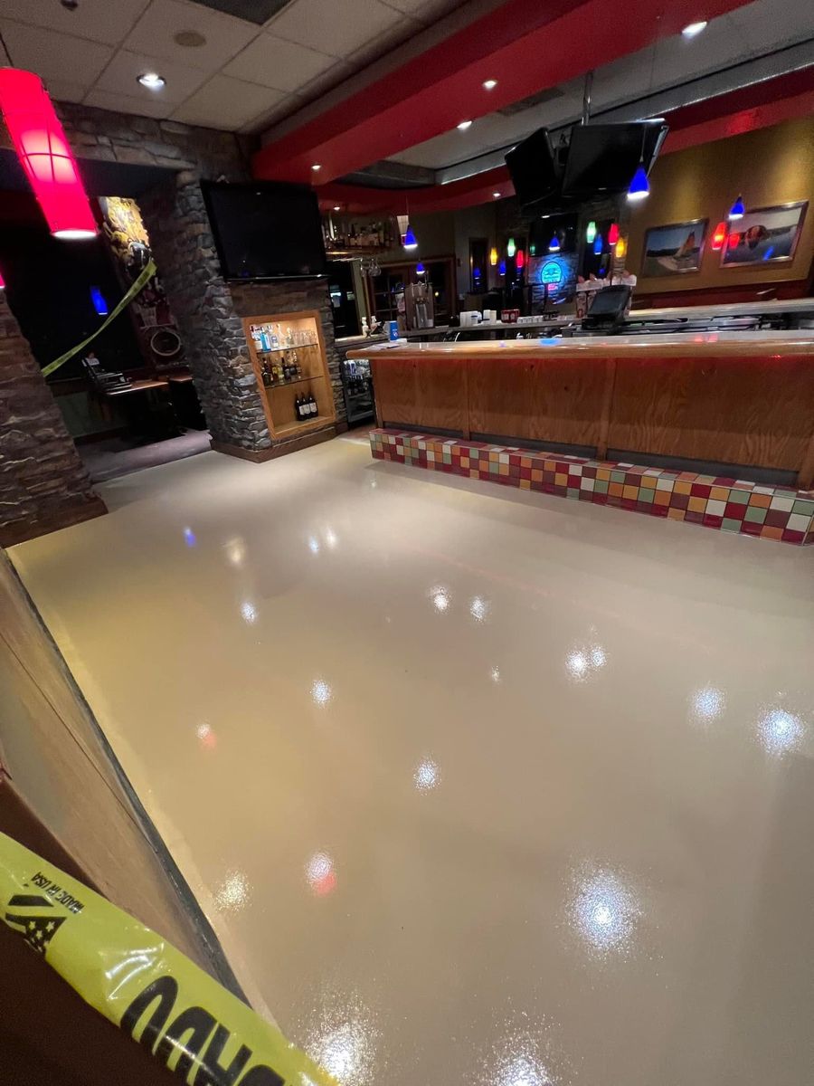 Epoxy Floor Coatings for Texas Curb N Borders in Houston, TX