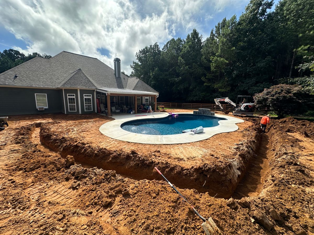 Drainage Solutions for Dirt Pro Land Solutions in Fayetteville, GA