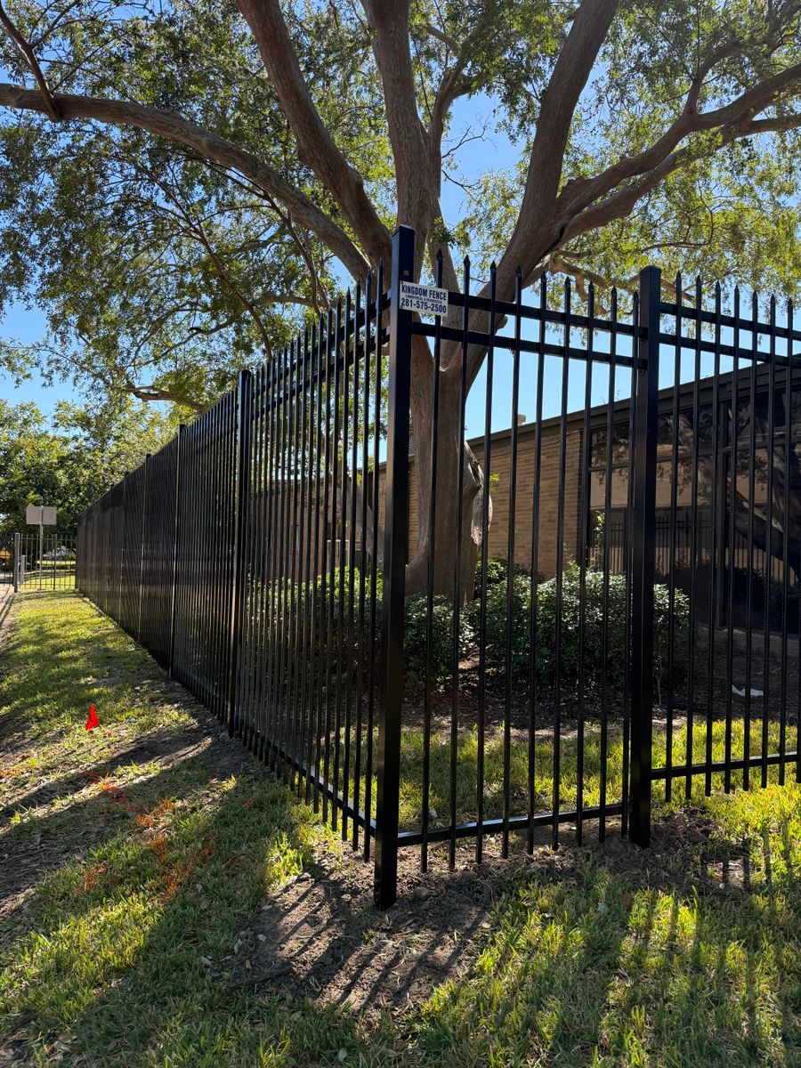 Iron Fencing for Kingdom Fence in Houston, TX