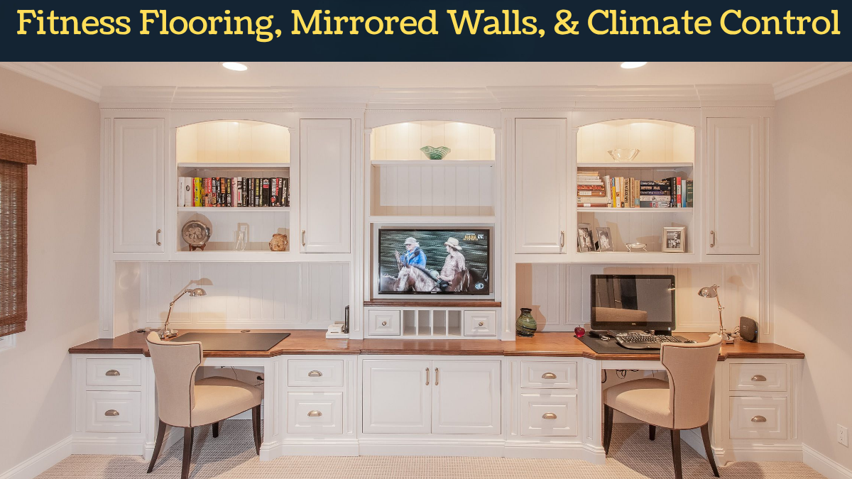  Custom Home Offices & Gyms for Texas Estate Construction in West University Place, TX