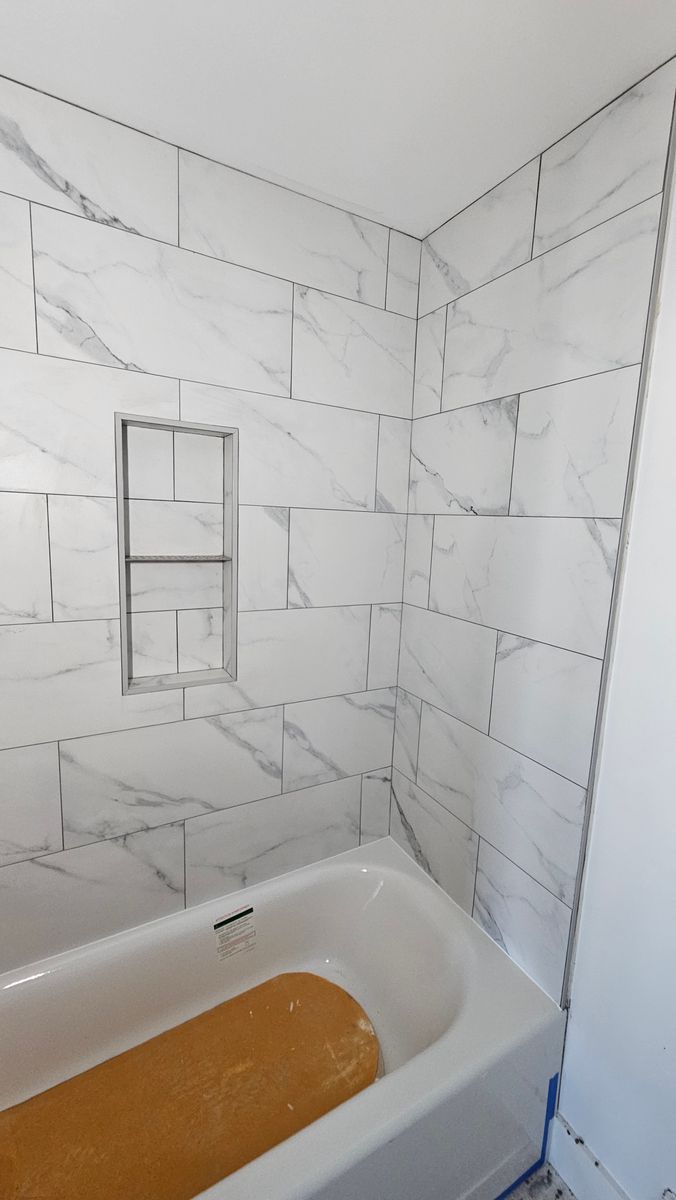 Custom Shower Tiling for Fulford Carpet and Tile in Holden Beach, NC