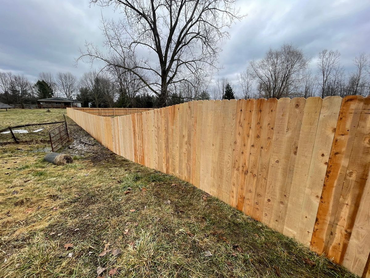 Fence Installation for TMF Services in Lapeer County, MI