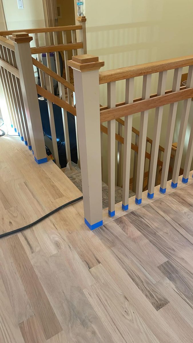 Wood Floor Refinishing for C4 TrueVision Renovations in Asheville, NC